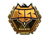 Sticker | HellRaisers (Gold) | London 2018 image