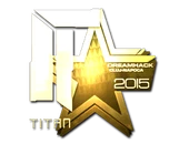 Sticker | Titan (Gold) | Cluj-Napoca 2015 image