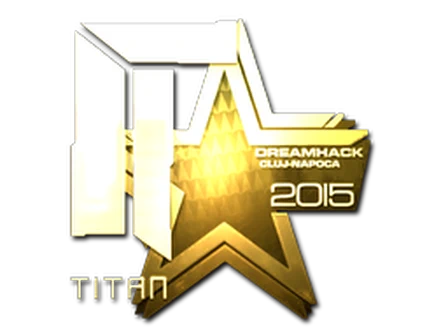 Sticker | Titan (Gold) | Cluj-Napoca 2015 image
