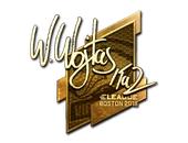 Sticker | TaZ (Gold) | Boston 2018 image