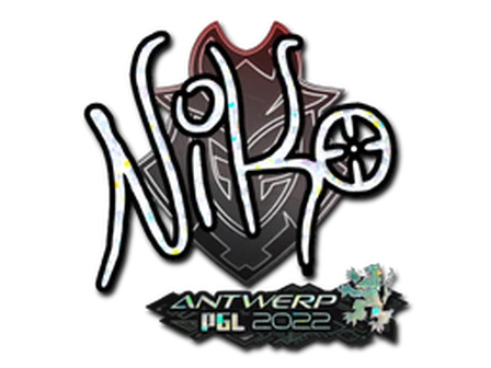 Sticker | NiKo (Glitter) | Antwerp 2022 image