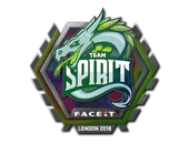 Sticker | Team Spirit (Holo) | London 2018 image