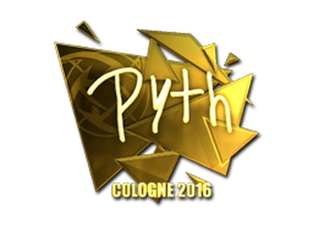 Sticker | pyth (Gold) | Cologne 2016 image