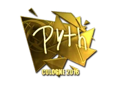 Sticker | pyth (Gold) | Cologne 2016 image