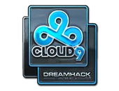 Sticker | Cloud9 (Foil) | DreamHack 2014 image