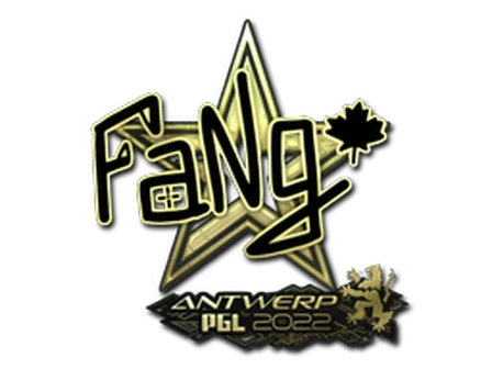 Sticker | FaNg (Gold) | Antwerp 2022 image
