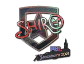 Sticker | sh1ro (Holo) | Stockholm 2021 image
