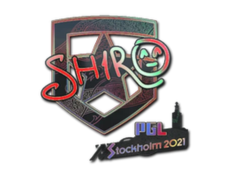 Sticker | sh1ro (Holo) | Stockholm 2021 image