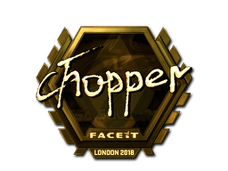 Sticker | chopper (Gold) | London 2018 image