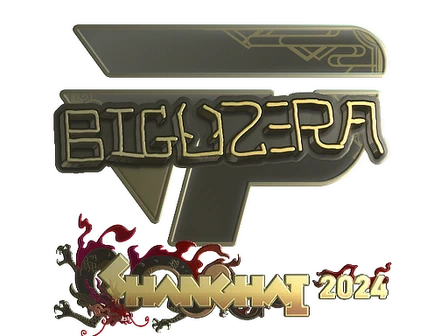 Sticker | biguzera (Gold) | Shanghai 2024 image