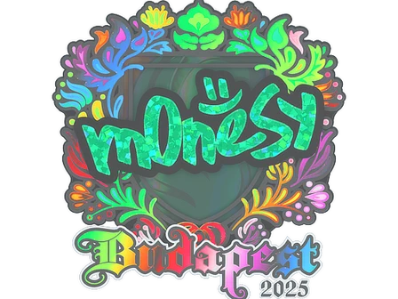 Sticker | m0NESY (Holo) | Budapest 2025 image