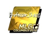Sticker | Professor_Chaos (Gold) | MLG Columbus 2016 image