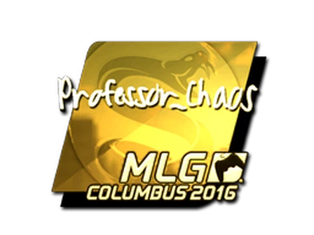 Sticker | Professor_Chaos (Gold) | MLG Columbus 2016 image