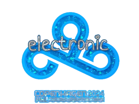 Sticker | electronic (Glitter) | Copenhagen 2024 image