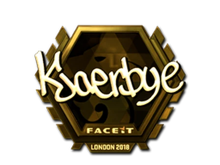 Sticker | Kjaerbye (Gold) | London 2018 image