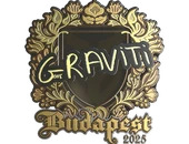 Sticker | Graviti (Gold) | Budapest 2025 image