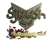 Sticker | sjuush (Gold) | Shanghai 2024 image