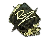 Sticker | REZ (Gold) | Rio 2022 image