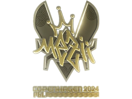 Sticker | mezii (Gold) | Copenhagen 2024 image