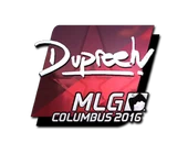 Sticker | dupreeh (Foil) | MLG Columbus 2016 image