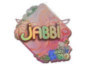Sticker | jabbi (Holo) | Rio 2022 image
