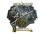 Sticker | ALEX (Gold) | Berlin 2019 image