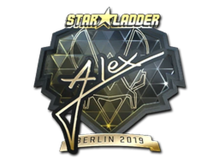 Sticker | ALEX (Gold) | Berlin 2019 image