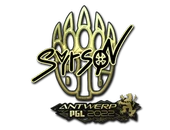 Sticker | syrsoN (Gold) | Antwerp 2022 image