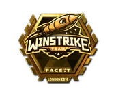Sticker | Winstrike Team (Gold) | London 2018 image