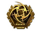 Sticker | Ninjas in Pyjamas (Gold) | London 2018 image