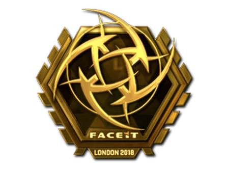 Sticker | Ninjas in Pyjamas (Gold) | London 2018 image