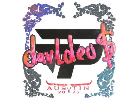 Sticker | dav1deuS (Holo) | Austin 2025 image