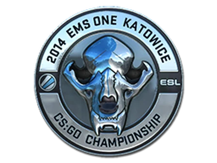 Sticker | ESL Skull (Foil) | Katowice 2014 image