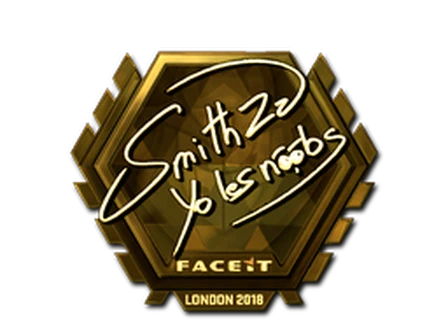 Sticker | SmithZz (Gold) | London 2018 image