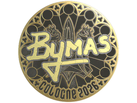 Sticker | Bymas (Gold) | Cologne 2026 image