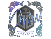 Sticker | Chr1zN (Holo) | Austin 2025 image
