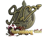 Sticker | 910 (Gold) | Shanghai 2024 image