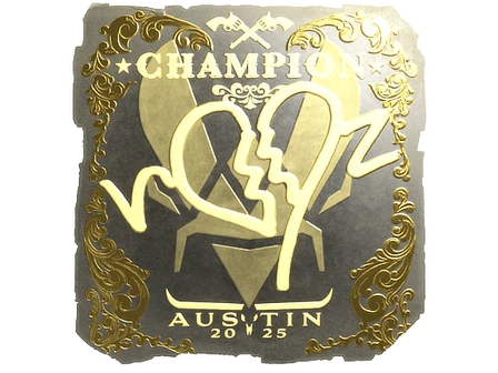 Sticker | ropz (Gold, Champion) | Austin 2025 image