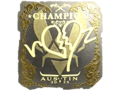 Sticker | ropz (Gold, Champion) | Austin 2025 image