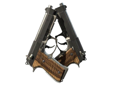 Dual Berettas | Black Limba image