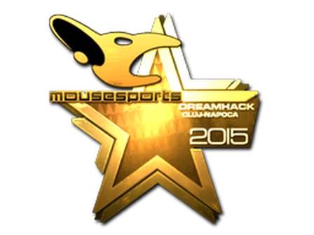 Sticker | mousesports (Gold) | Cluj-Napoca 2015 image