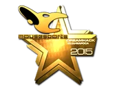 Sticker | mousesports (Gold) | Cluj-Napoca 2015 image