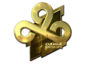 Sticker | Cloud9 (Gold) | Boston 2018 image