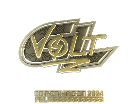 Sticker | volt (Gold) | Copenhagen 2024 image