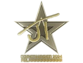 Sticker | JT (Gold) | Copenhagen 2024 image