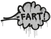 Sealed Graffiti | Fart (Shark White) image