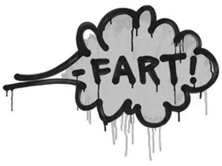 Sealed Graffiti | Fart (Shark White) image