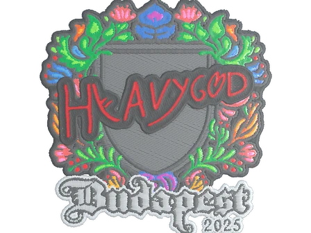 Sticker | Heavygod (Embroidered) | Budapest 2025 image