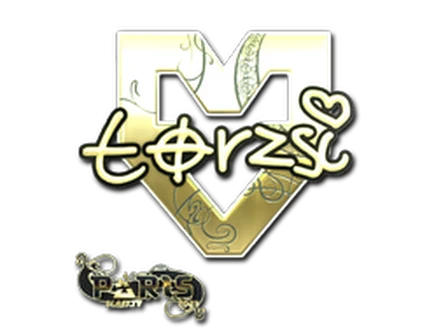 Sticker | torzsi (Gold) | Paris 2023 image