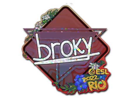 Sticker | broky (Glitter) | Rio 2022 image